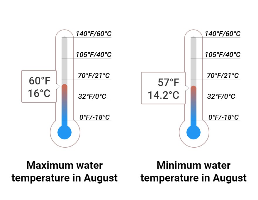 Average Sea temperature